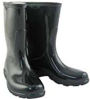 Gumboots Leo K/Length Black Stc Size  5 Disc