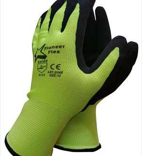 GLOVES FLEX LIME SIZE 10L G048