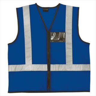 VESTS PIONEER REFL ZIP ID POCKET R/BLUE MED VO22