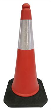 TRAFFIC CONE BLACK BASE 750MM TC750E