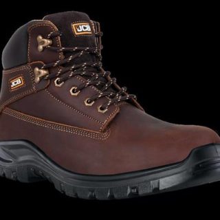 BOOT SAFETY HOLT/BROWN ST/CAP SLIP RESIS SIZE 11 JCB1855
