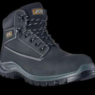 BOOT SAFETY HOLT/BLK N/BUCK ST/CAP SLIP/RES SIZE 12 JCB1833