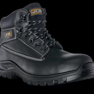 BOOT SAFETY HOLT/BLK SMOOTH ST/CAP SLIP/RES SIZE  5 JCB1844