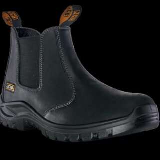 BOOT SAFETY JCB CHELSEA BLK ST/CAP SLIP/RES SIZE 10 JCB1888