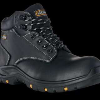 BOOT SAFETY JCB HIKER BLACK ST/CAP SLIP/RES SIZE 10 JCB1899