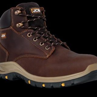 BOOT SAFETY JCB HIKER BRN ST/CAP SLIP RESIST SIZE 11 JCB1891