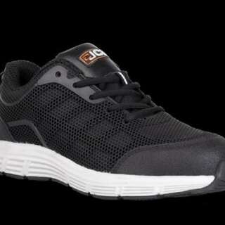 SHOE SAFETY JOGGER TAKKI BLK/WHT ST/CAP SIZE  8 JCB1811