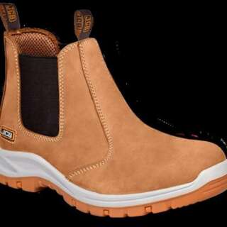 Boot Safety Jcb Chelsea Tan S/Toe Slip/Res Size10 Jcb8877