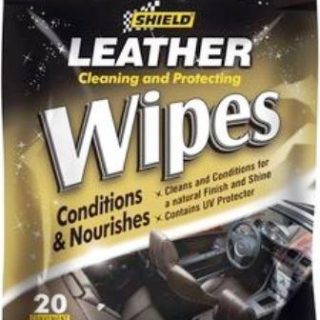 SHIELD LEATHER CARE WIPES P/20 SH151