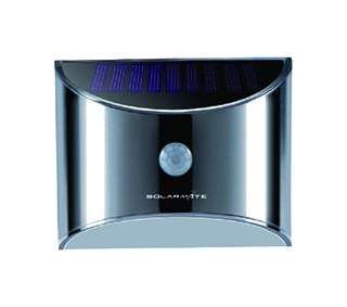 SOLARMATE WALL LIGHT 5/40 PIR S/STEEL