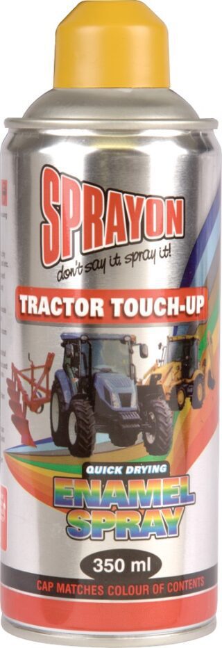 SPRAYON PAINT TRACTOR CAT YELLOW 350ML
