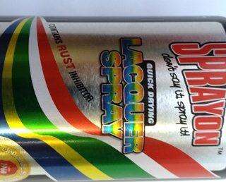 SPRAYON PAINT  WHITE GLOSS 250ML