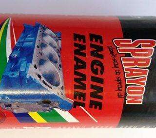SPRAYON PAINT ENGINE ENAMEL GOLD 250ML