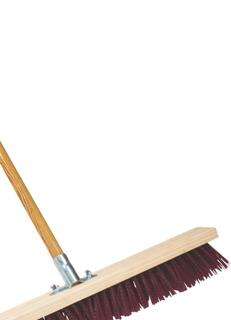 BROOM MTS PLATFORM HARD BROWN 600MM PVC