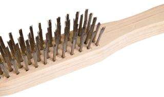 BRUSH MTS WIRE S/STEEL 4ROW