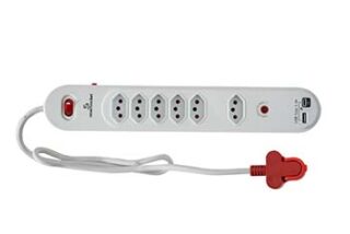 SMARTSOCKET MULTIPLUG 6WAY 3.5A USBSURGE