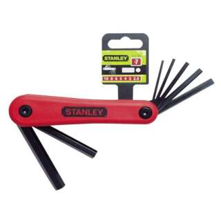 ALLENKEY SET STANLEY METRIC P/7 2.5-10MM