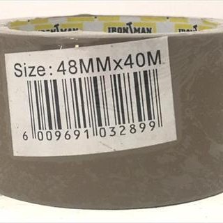 TAPE PACKAGING BUFF 48MMX40MT ROLL