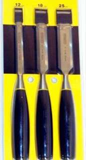 Chisel Wood B/Edge Set 3Pce Stanley 16-158