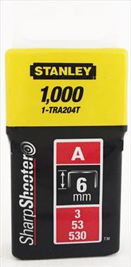 STAPLES STANLEY 6MM L/DUTY PKT1000 1-TRA204T