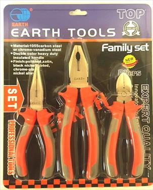 Plier Set 3Pce /Pl D/Forge 160/180/160 Diy
