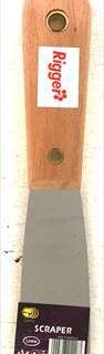 SCRAPER PAINT 32MM WOOD HNDL RIGGER
