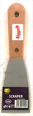 SCRAPER PAINT  50MM WOOD HNDL RIGGER
