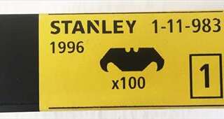 Knife Blades Hook 100Pce Stanley 1996 1-11-983