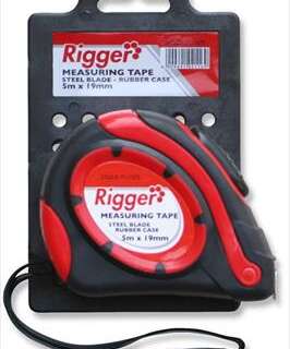 MEASURING TAPE 5MT X 19MM S/GRIP DIY RIGGER