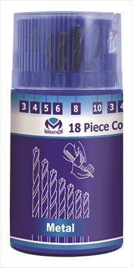Drill Set Marathon 18Pce (3 4 5 6 8 10) X 3 M110