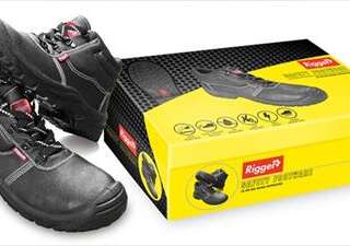 BOOTS SAFETY IRONMAN OIL/ACID ST/CAP ST/MIDSOLE BLK SIZE 10