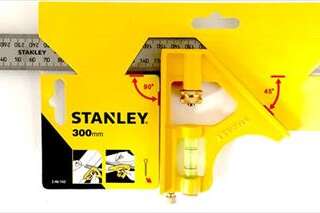 SQUARE COMBINATION STANLEY 300MM METAL DIY 2-46-143