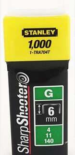 STAPLES STANLEY FOR H/D  6MM 1-TRA704T