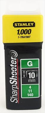 STAPLES STANLEY FOR H/D 10MM 1-TRA706T