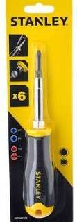 Scredriver Set Stanley Ratchet Set 10 Bits  0-68-010