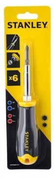 Scredriver Set Stanley Ratchet Set 10 Bits  0-68-010