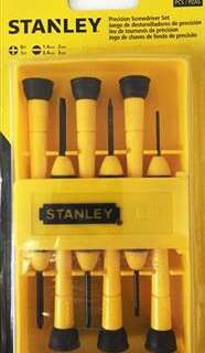 Screwdriver Set Stanley 6Pce Precission 66-052