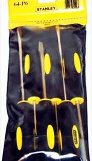 Screwdriver Set Stanley 6Pce Wallet 64-P6