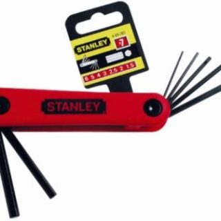 Allen Key Set Folding 7Pce 2.5-10Mm Stanley 4-69-262