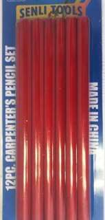 PENCIL CARPENTERS BOX OF 12 BLACK BDT077