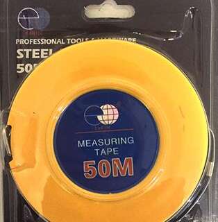 Measuring Tape 50Mt Nylon Roll-Up Diy Thmt4818