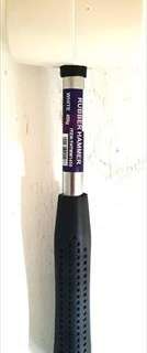 HAMMER MALLET RUBBER STEEL SHAFT 450GR WHITE RIGGER