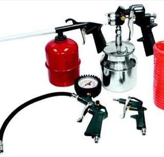 SPRAY GUN KIT 5PCE ROT