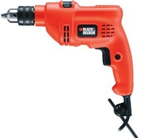 BLACK & DECKER DRILL HAMMER 500W 10MM 1 SPEED KEY KR5010V-B9