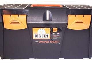 TOOLBOX BIGJIM 48CM STACKABLE BLK DYTB148BKO
