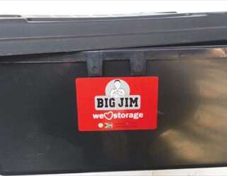 BIN STORAGE BOX BIG JIM 42LT BLACK JO1005 COLLECT ONLY
