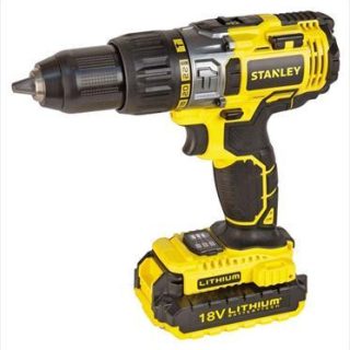 Stanley Drill Battery Hammer X2 Kit Box 18V Li-Lon Stdc18Lhb