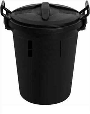 BIN REFUSE BIN BIG JIM 70LTR BLACK COLLECT ONLY