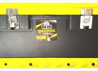 Tool Box Professional 50Cm Black/Yel Met Clips