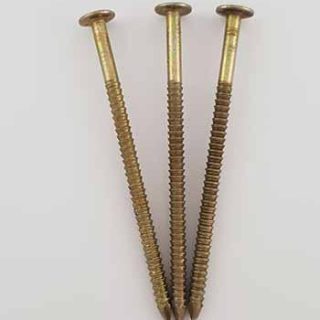 NAIL RING SHANK Y/P  32MMX500G P/PTUFTEX